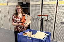 In diesem Archiv wird Peter Kaisers Vermächtnis verwahrt