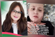 Nikolina (15) plačući moli za svoj život: Leukemija se vratila posle 8 godina! Spas u 48.000 SMS-ova