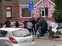 Pair face jail over terrifying mass brawl sparked by turf war between rival Turkish barber shops after being convicted of affray
