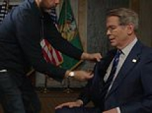 The astonishing moment Scott Bessent returns to interview noticeably shaken after 'Situation Room' call from Trump