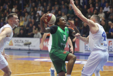 26 točk Padjena in dvojni dvojček Marjanovića za zmago Ilirije, Krka dobila podaljšek v Jazinah