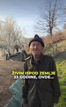 Deda Miroslav 33 godine živi pod zemljom! Nemam struje, nemam vode, gladujem: Ispovest od koje duša zaboli!