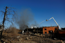 Rusija nad Ukrajino poslala več kot 500 raket in brezpilotnikov. Umrli štirje ljudje.