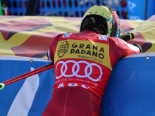 Camille Rast odstopila, zmaga in mali kristal Julii Scheib