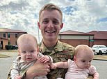 New dad who had just been promoted is among six US heroes killed in Iran mission plane crash