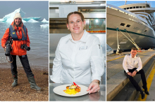 Auf Kreuzfahrt: Der Arbeitsplatz dieser drei Steirer sind die Weltmeere