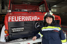 Erste Frau an Feuerwehr-Spitze: 19 Jahre war sie als erste Kommandantin Österreichs Feuer und Flamme