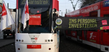 Ver.di ruft in mehreren Bundesländern am Donnerstag zu Nahverkehrstreiks auf