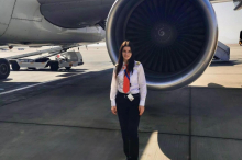 27-jährige Pilotin: „Ich möchte nicht nur fliegen, ich will mich pushen“