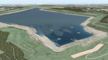 „Rheinisches Seenland“ : Braunkohleloch in Hambach wird zu XXL-See