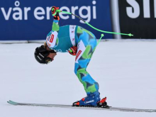 Ilka Štuhec se je priklonila občinstvu, Italijanka proslavlja