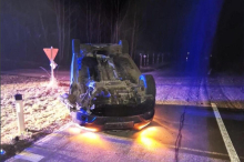 Lenker nach Verkehrsunfall in Geistthal unauffindbar