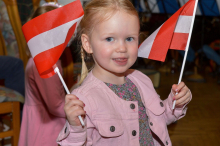  „I am from Austria“: Musikalische Bergfahrt der Trachtenkapelle Theißenegg 