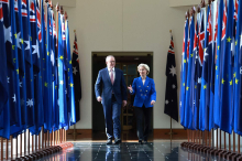 EU und Australien einigen sich auf ein Freihandelsabkommen