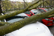 Zaradi snega in vetra težave na jugu in vzhodu Avstrije. Rdeče opozorilo na Hrvaškem.