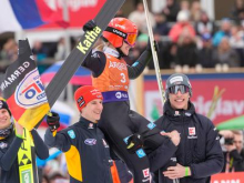 Katharina Schmid po zgodovinski tekmi v Planici končala kariero