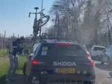 Ekipo Visma | Lease a Bike pretresel hud incident