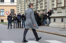 Golob ob prihodu na pogovor k predsednici: Ne pričakujem hitrih rešitev