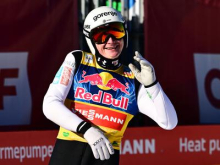 Domen Prevc in Anže Lanišek v sredo na spektaklu v Zakopanah