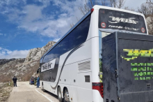 Reisebus aus Graz mit 77 Fahrgästen steckt in Kroatien fest
