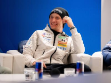 Prevc spet zablestel z najdaljšim skokom, a se zmage veseli Lanišek