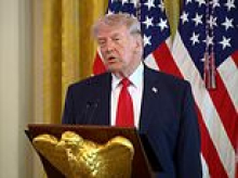 'I have to ask my team': Moment Donald Trump mocks Keir Starmer with impersonation after roasting Macron over Brigitte's slap