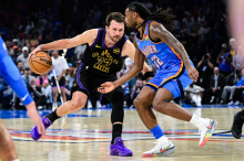 Oklahoma City – Los Angeles Lakers 112:67 (po 3. četrtini)