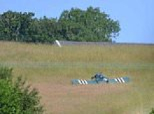 Amateur aviator, 82, died of heart attack in light plane he built himself after 'historic' damage to landing gear caused it to veer off the runway at small airfield