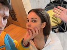 Cruz Beckham appears to take another dig at estranged brother Brooklyn as he whips up pancakes for girlfriend Jackie Apostel - days after Nicola Peltz revealed the sweet treat is one of her favourites