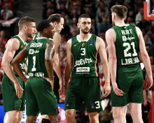 6. krog: Dubaj - Cedevita Olimpija 14:15 (prva četrtina)