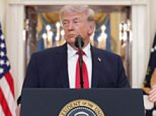 White House hits out at 'deranged liberal conspiracy theory' claiming Trump is in hospital