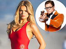 Was Kingsman star Taron Egerton's public kiss with Brooks Nader a 'showmance' to boost his chances of becoming the next 007? asks CAROLINE GRAHAM