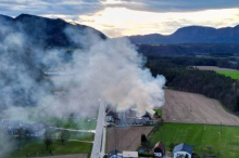 Acht Tonnen Stickstoff eingelagert: Schwieriger Einsatz für Feuerwehren