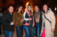 Krumpendorf: Besucher stürmten das Osterfeuer des Vespaclubs Wörthersee