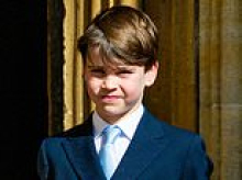 No more cheeky Prince Louis! Royal was on his best behavior at Easter service as fans praise 'well mannered' seven-year-old who looked 'so grown up' in his smart double-breasted suit