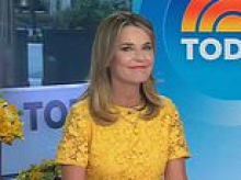 Savannah Guthrie cries during Today return as she meets with supporters outside NBC's NYC studio, two months after mother Nancy's abduction