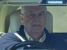 Andrew Mountbatten-Windsor is spotted near Sandringham farmhouse after it was revealed he was 'blocking' Edward and Sophie from using the property