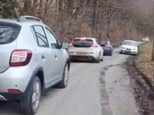 Village near beauty spot forest is gridlocked over Easter Bank Holiday after boost in visitors inspired by viral social media posts