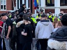 Travellers' annual meet-up at Harrods erupts in violence as boy is stabbed during chaotic scenes