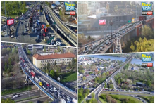 GUŽVE NA SVE STRANE: Pančevački most 