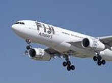 Mid-air chaos as Fiji Airways flight from Sydney attempts to land THREE times in Fiji before it is diverted - as passengers vomit in the aisles