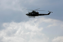 Ponesrečenca na primorski avtocesti odpeljali s helikopterjem