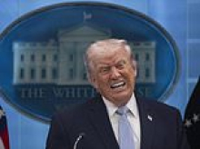 Trump trashes NATO for not 'being there when we need them' as Mark Rutte heaps praise on president after summit