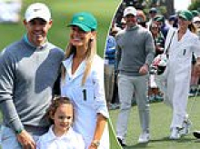 Rory McIlroy joined by wife Erica at Augusta for Masters Par 3 Contest as golf star gears up for title defense