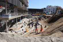 Baufortschritt: Die ersten Bilder aus dem millionenschweren Gymnasium-Neubau