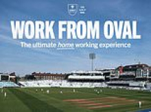 Working From... The Oval! Cricket fans are invited to bring laptops to the terraces and given desk access and super-fast WiFi to dupe their bosses