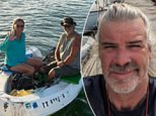 'We were drunk...I should've known better': Husband's haunting words to security guard after his wife fell and vanished in shark-infested waters during night boat trip