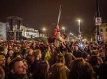 Tens of thousands of protesters rally at concert calling for Hungary's Prime Minister Viktor Orban to be ousted after 16 years as he trails in election polls