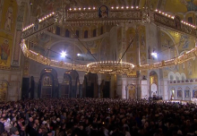 Počela Vaskršnja liturgija u Hramu Svetog Save u Beogradu