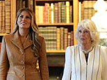 Camilla could secretly meet some of Epstein's victims during state visit to America this month - but did Melania hold 'that' press conference 'to pave the way to join Queen'?